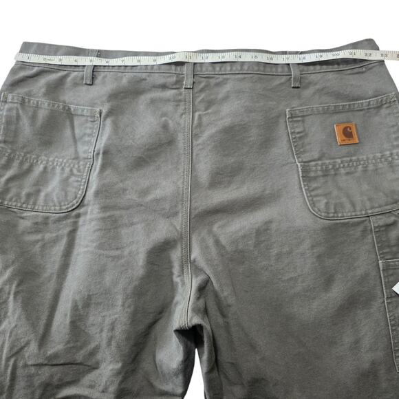 Carhartt B11 MOS Pants 48 x 30 Mens Green Dungaree Fit Canvas Cargo Pockets - Picture 5 of 7